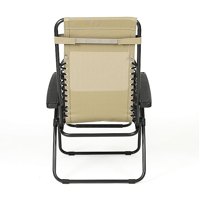 slide 11 of 12, Zero Gravity Outdoor Recliner Chair - Tan, 1 ct