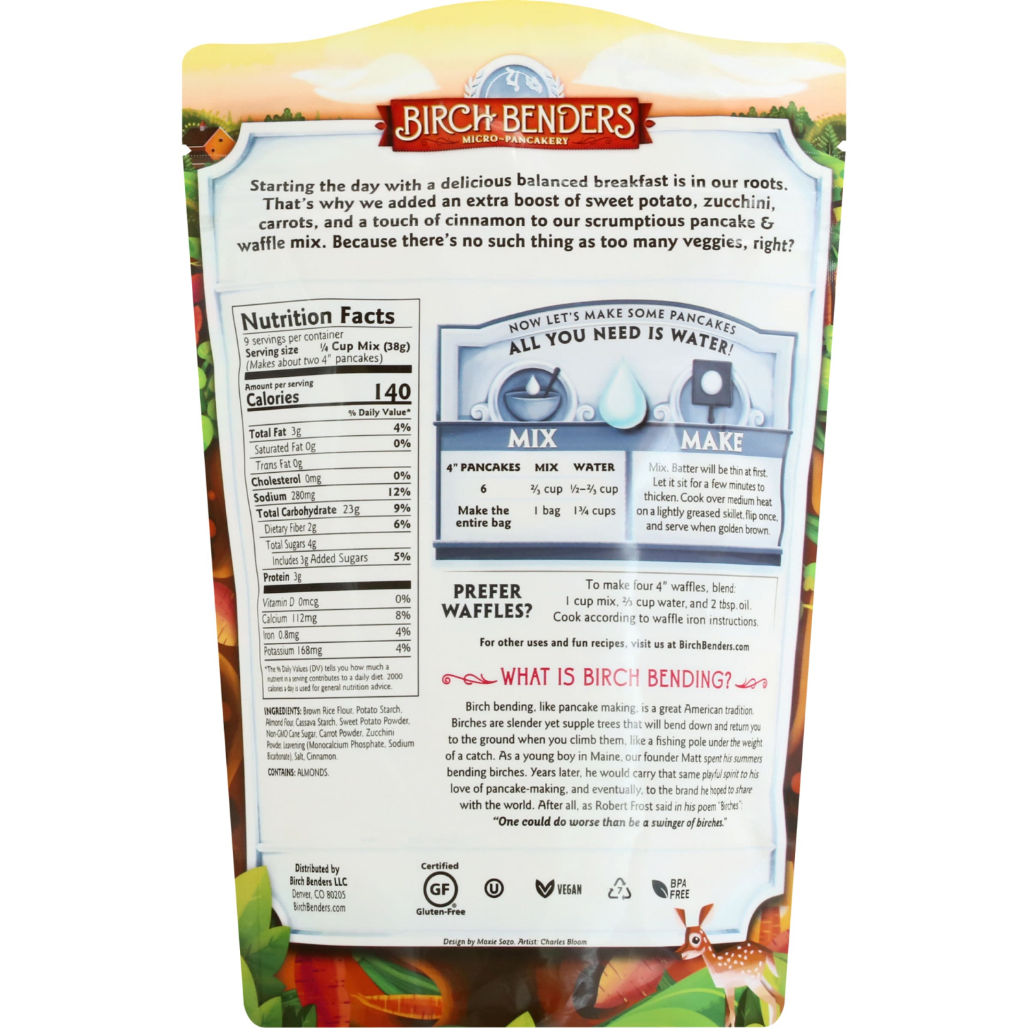 slide 3 of 4, Birch Benders Sweet Potato Pancake & Waffle Mix, 12oz, 12 oz