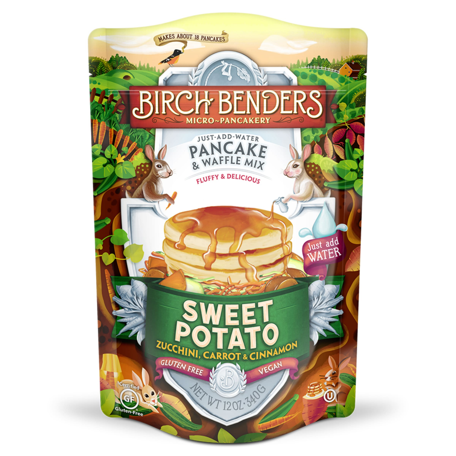 slide 1 of 4, Birch Benders Sweet Potato Pancake & Waffle Mix, 12oz, 12 oz