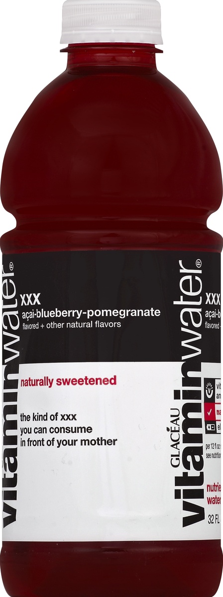 slide 3 of 4, vitaminwater Glaceau Vitaminwater Acai Blueberry, 32 fl oz