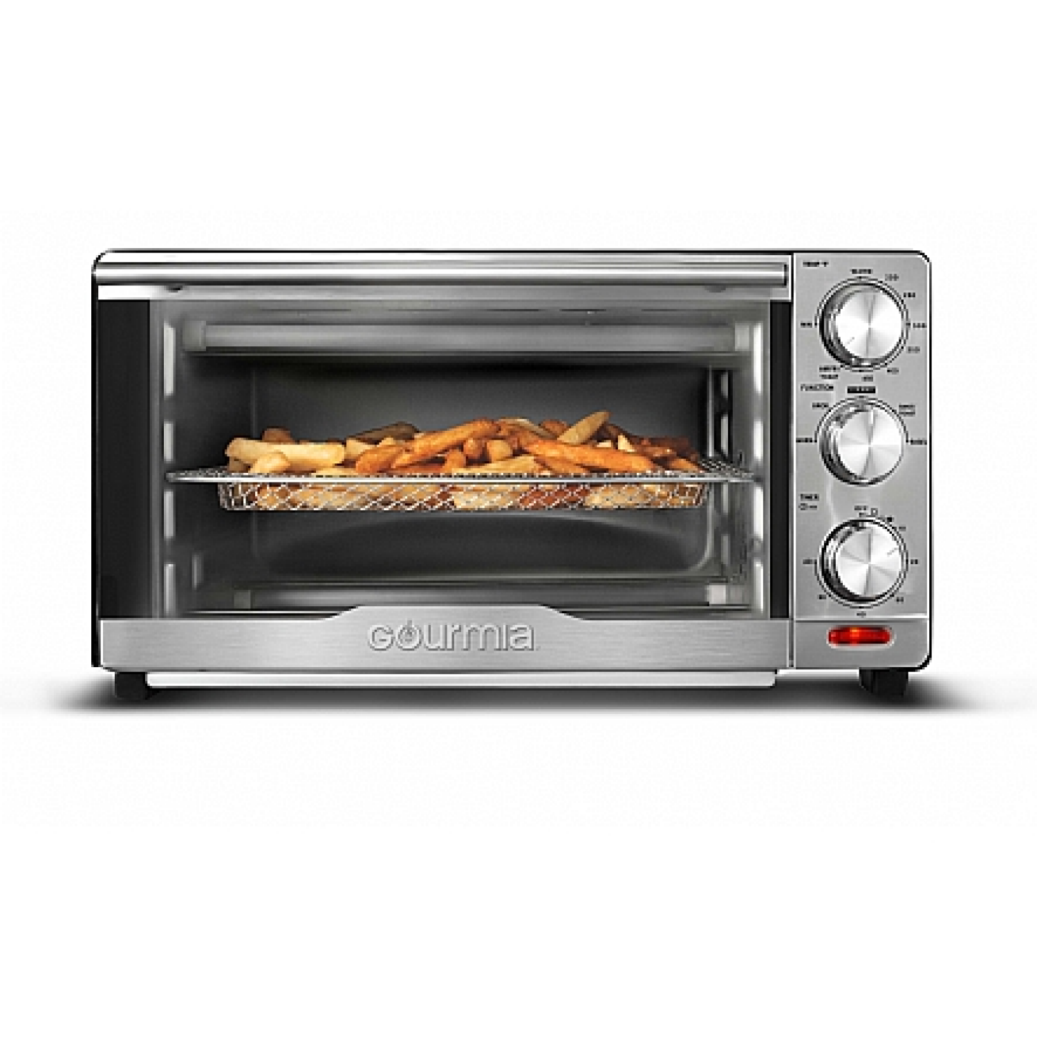 slide 2 of 5, Gourmia Stainless Steel Toaster Oven Air Fryer, 1 ct