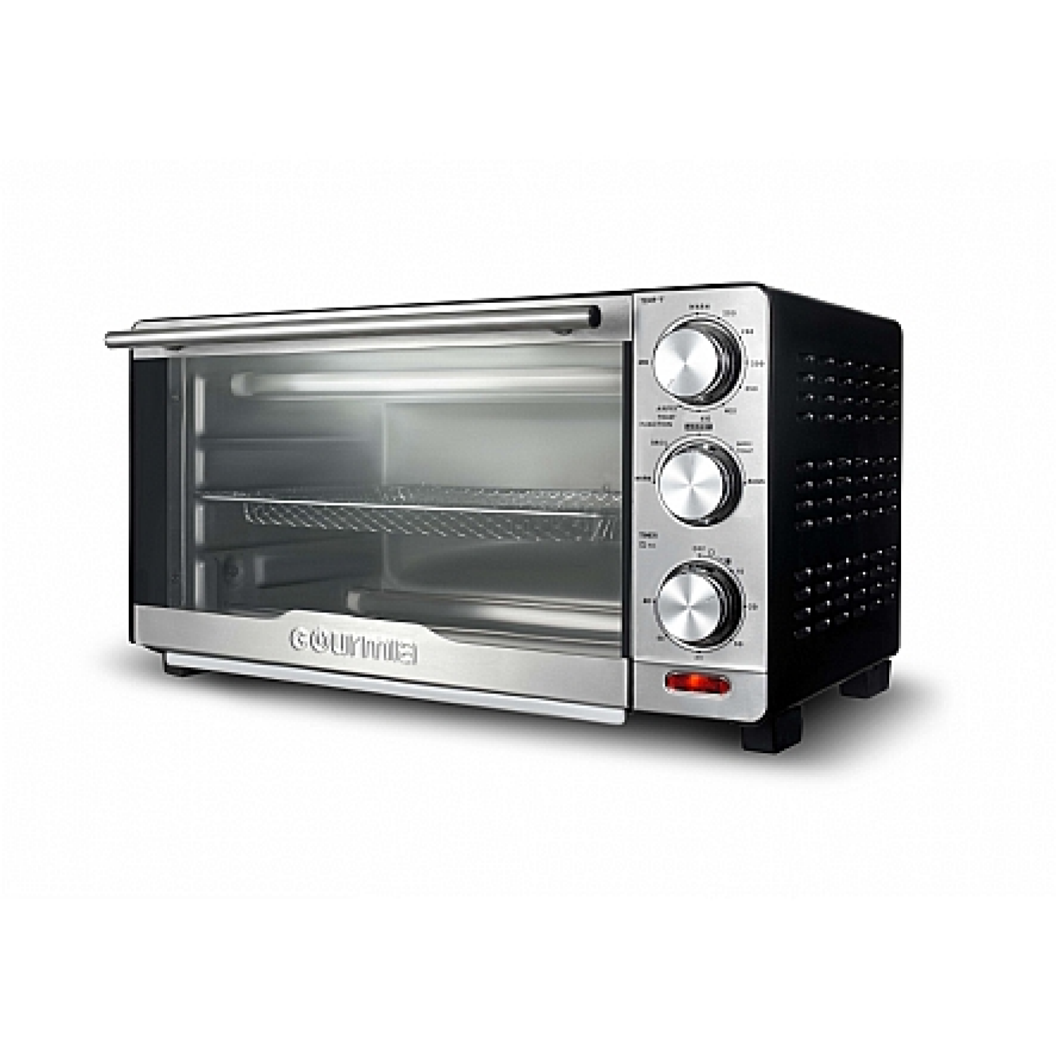 slide 4 of 5, Gourmia Stainless Steel Toaster Oven Air Fryer, 1 ct
