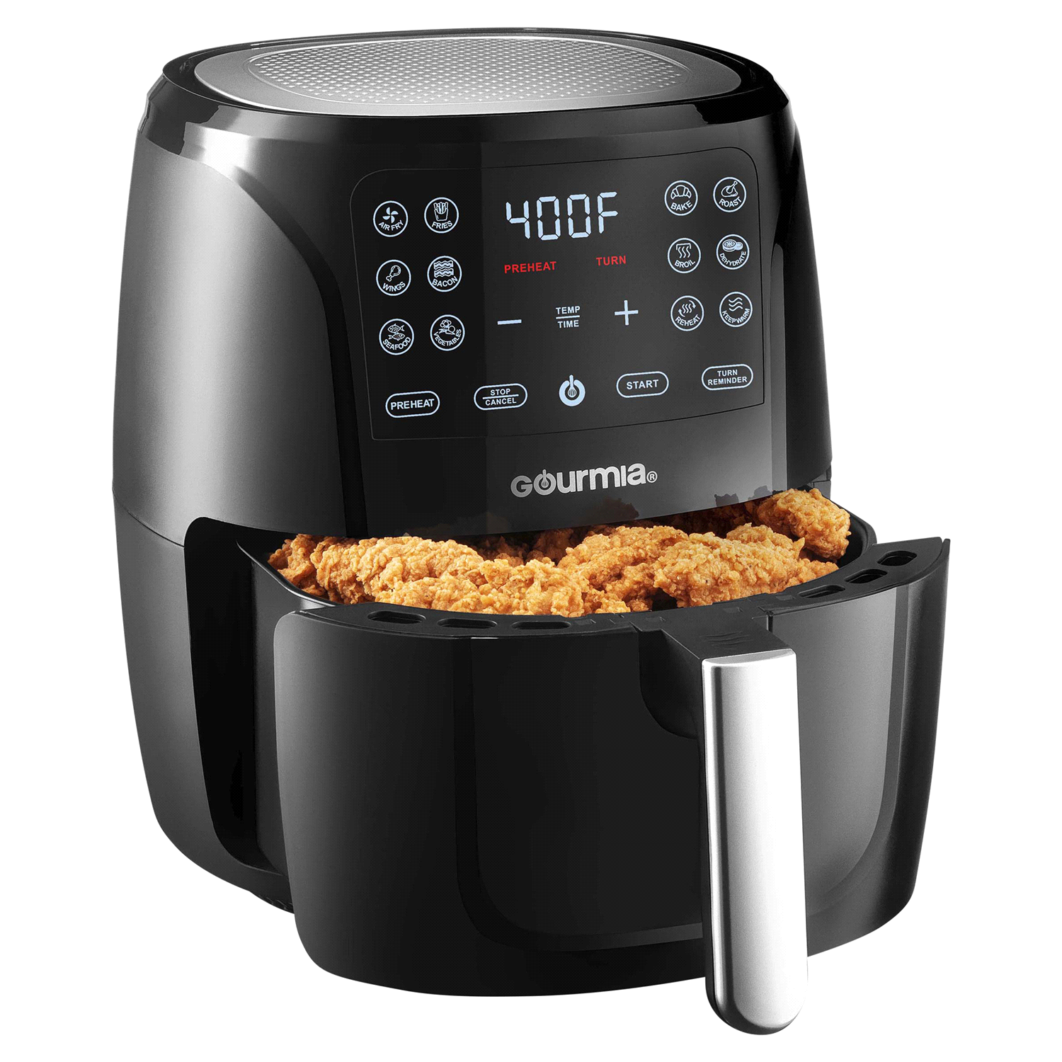 slide 3 of 4, Gourmia Digital Air Fryer, 6 qt