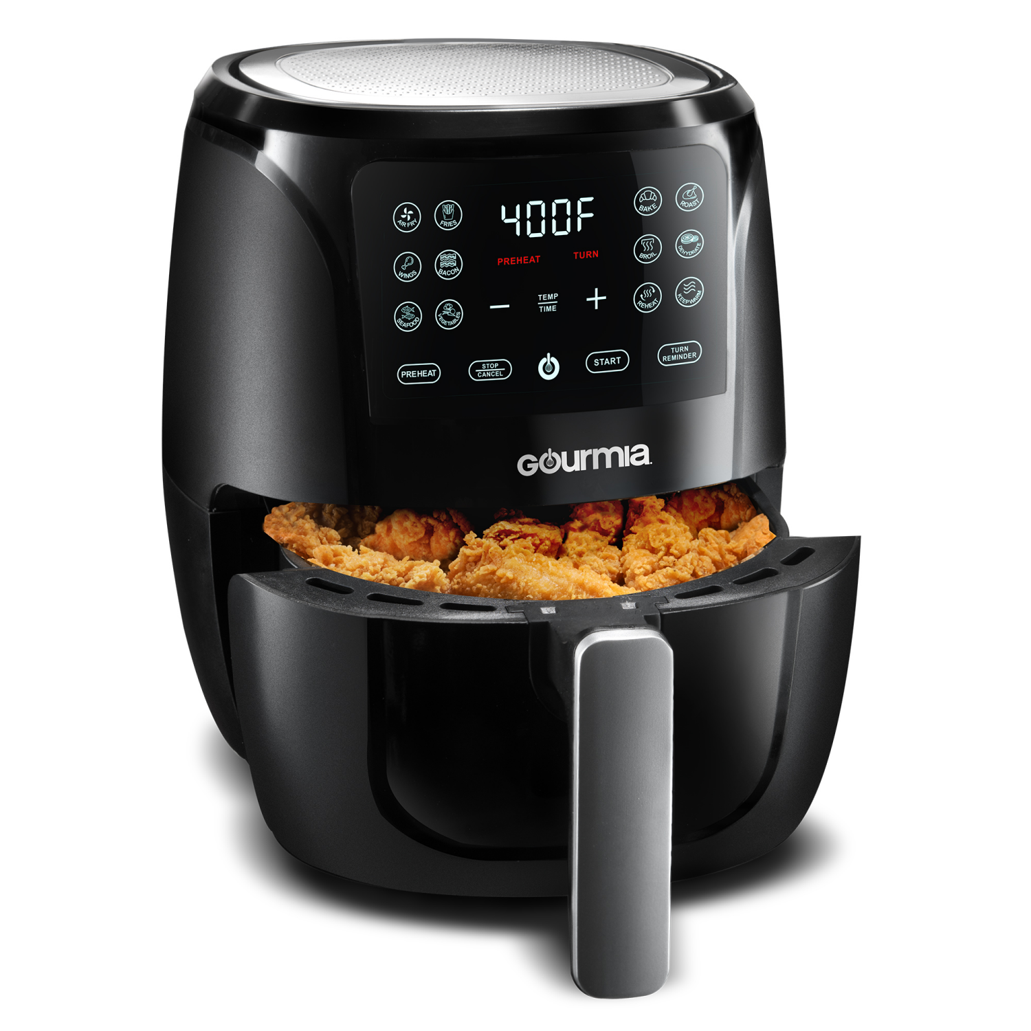slide 4 of 5, Gourmia Digital 4-Qt. Air Fryer with Guided Cooking Prompts, 1 ct