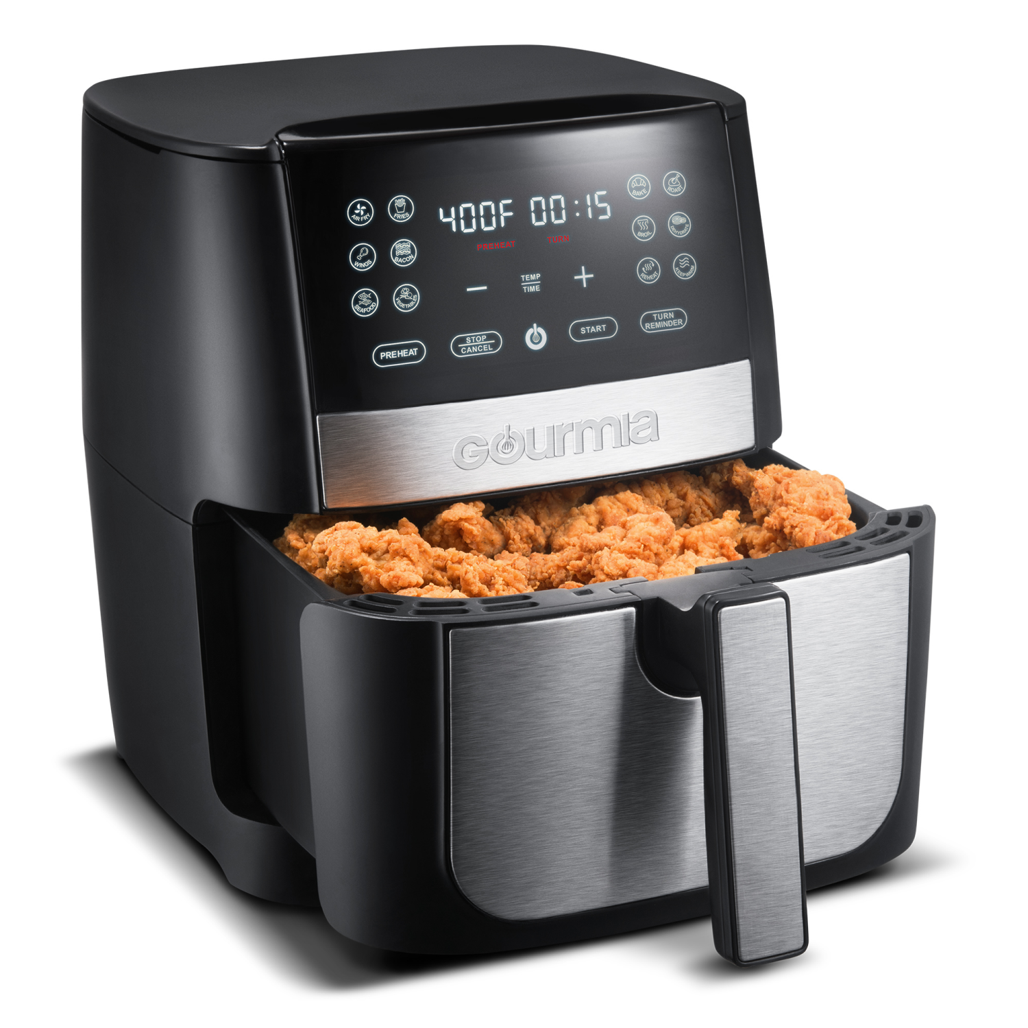 slide 4 of 5, Gourmia 8qt Digital Air Fryer, 8 qt