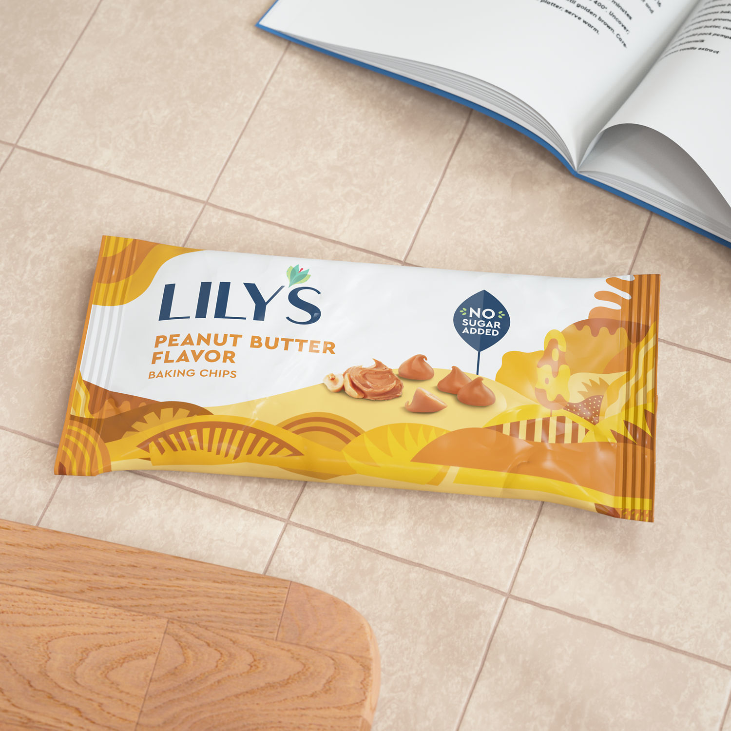 slide 2 of 8, Lily's Peanut Butter Flavor Baking Chips 9 oz, 9 oz