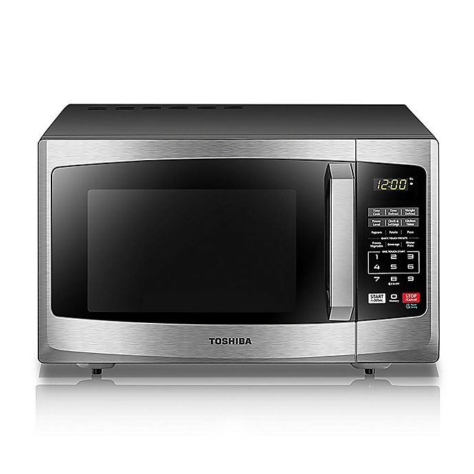 slide 2 of 10, Toshiba 0.9 cu. ft. Microwave Overn - Stainless Steel, 1 ct