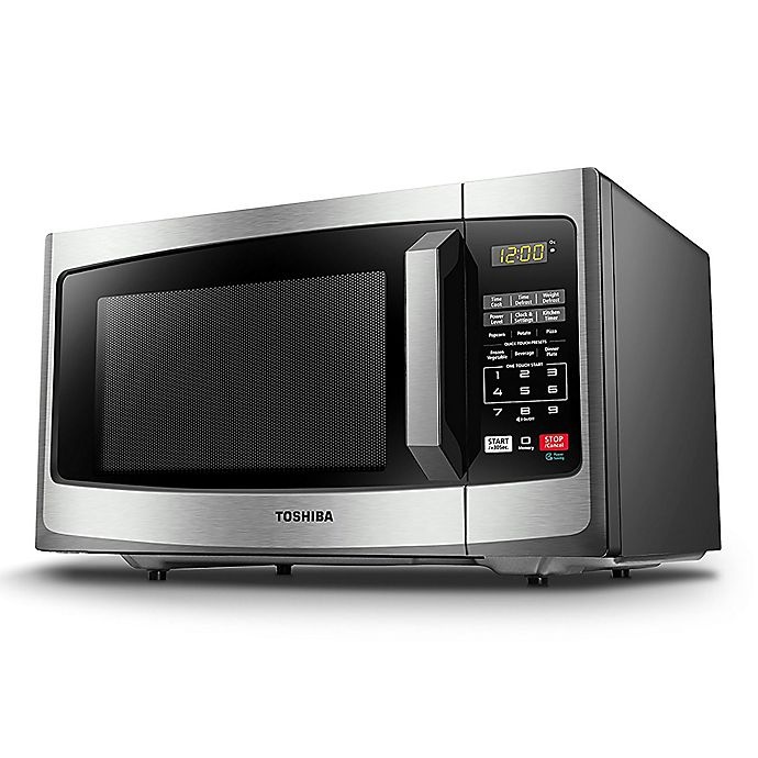 slide 4 of 10, Toshiba 0.9 cu. ft. Microwave Overn - Stainless Steel, 1 ct