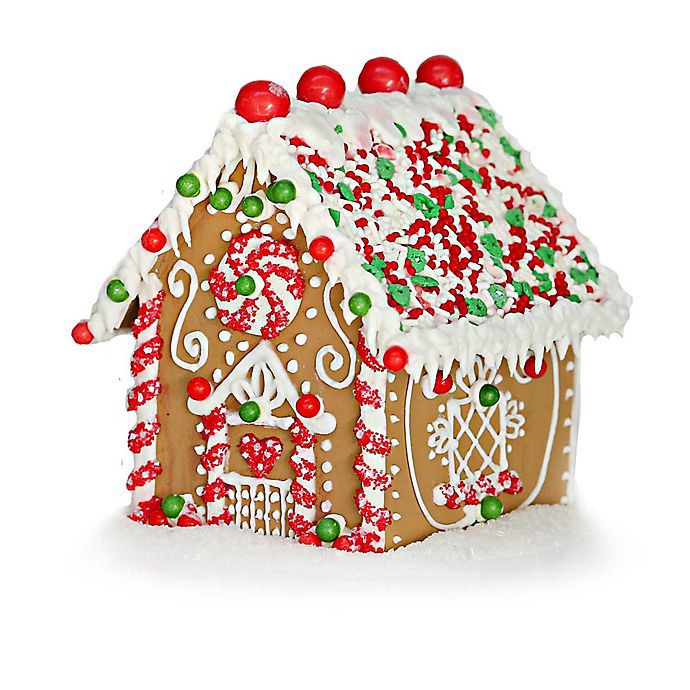 slide 3 of 3, Bakery Bling(TM) Bakery Bling Mini Sugar Gingerbread House Kit - Red, 1 ct