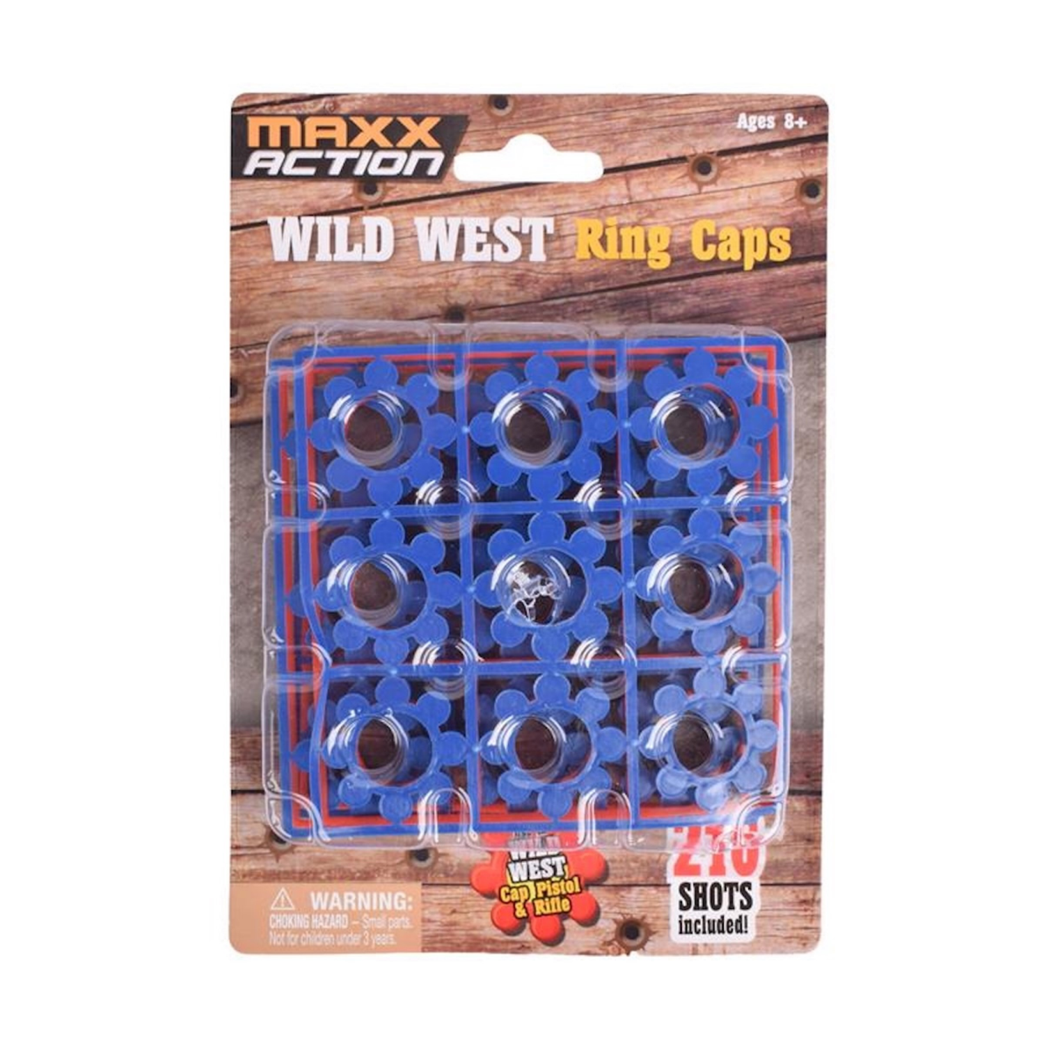slide 2 of 2, Sunny Days Entertainment Maxx Action Wild West Ring Caps, 216 ct