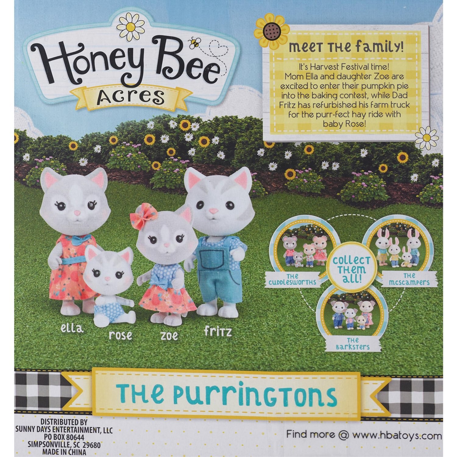 slide 5 of 5, NON BRAND Honeybee Acres 4Pk, 1 ct