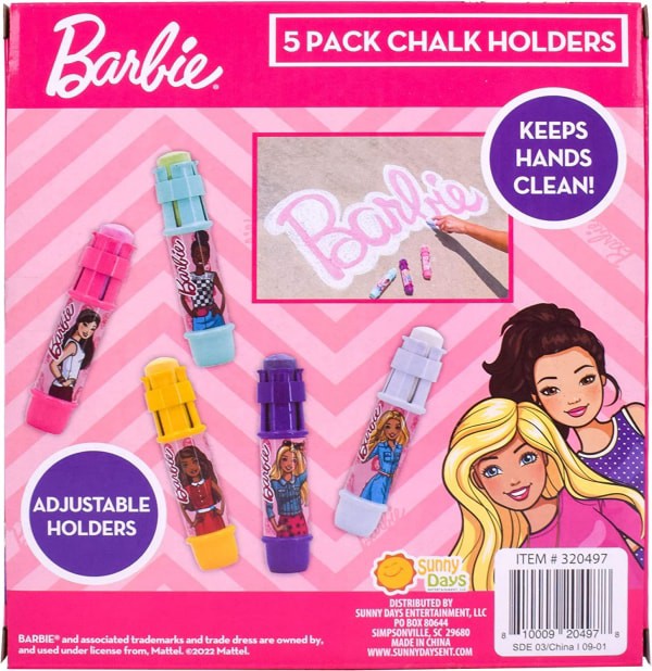 slide 3 of 21, Sunny Days Entertainment Sunny Days Barbie Chalk, 5 ct