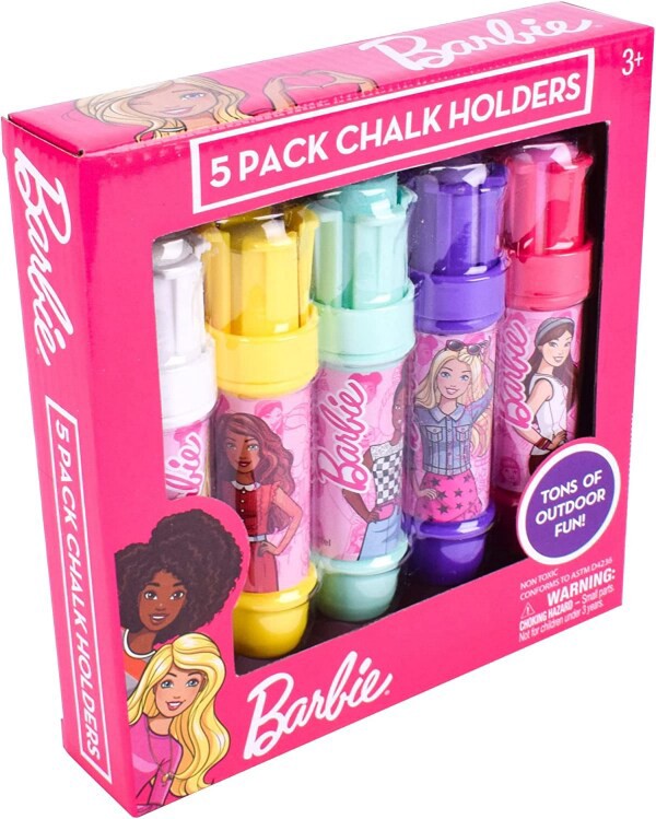 slide 10 of 21, Sunny Days Entertainment Sunny Days Barbie Chalk, 5 ct