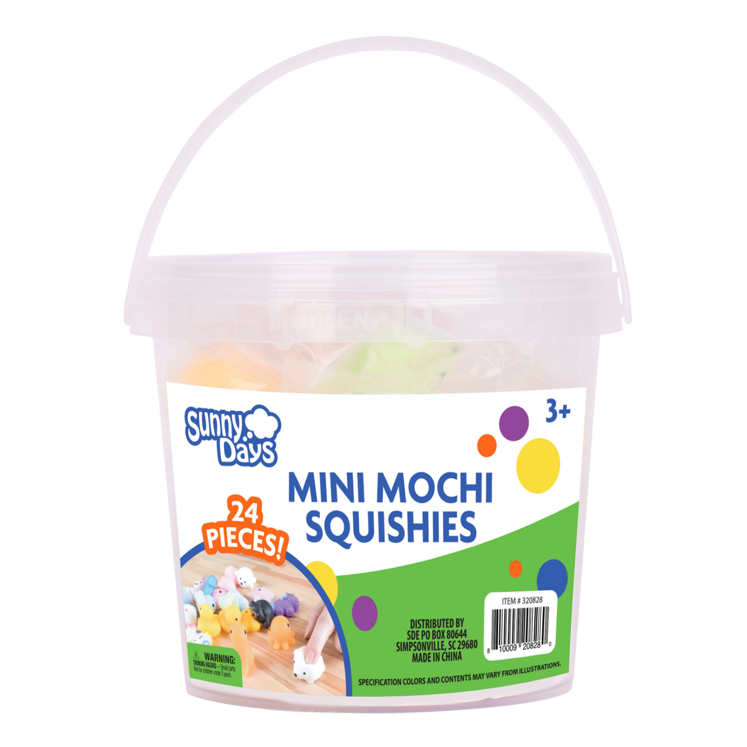 slide 1 of 1, Giggle Zone Mini Mochi Squishies, 24 ct