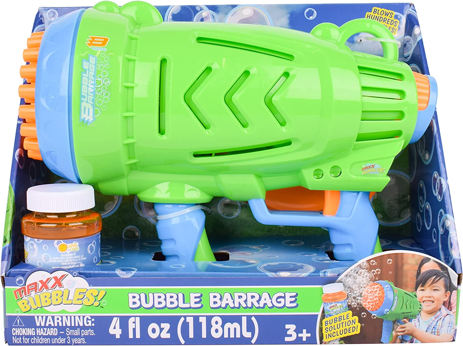 slide 1 of 4, Maxx Bubbles Bubble Barrage, 1 ct