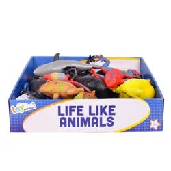 Toymendous Lifelike Animals - Squishy Sand Filled Outdoor Creatures - Colors and Styles May Vary