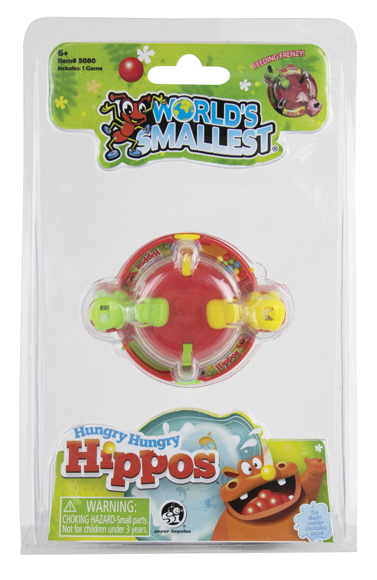slide 1 of 1, Worlds Smallest Hungry Hungry Hippos, 1 ct