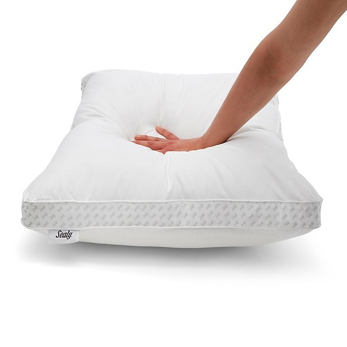 slide 4 of 8, Sealy Down Alternative and Memory Foam Standard/Queen Pillow, 1 ct