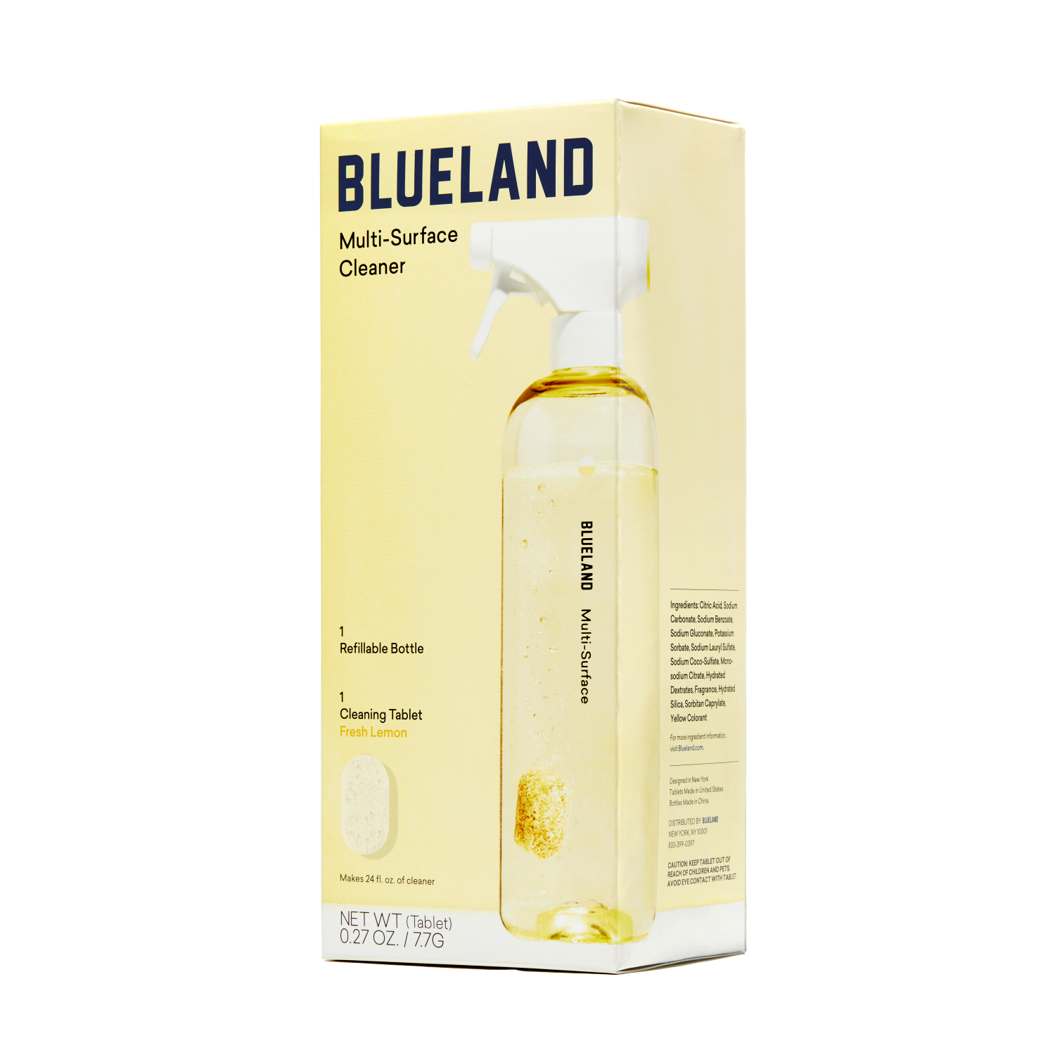 slide 2 of 2, Blueland Multi Surface Starter Set in Fresh Lemon, 1 ct