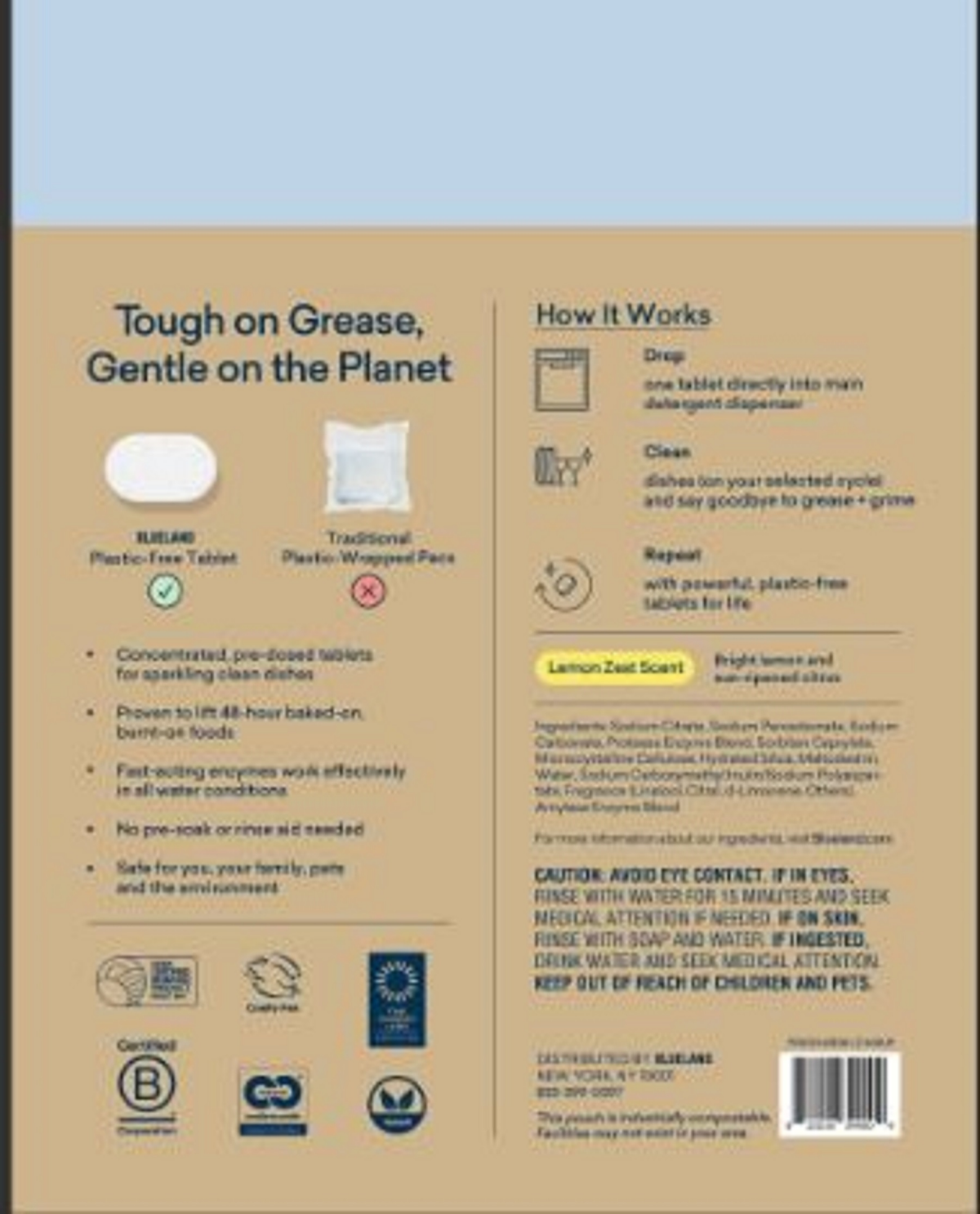 slide 2 of 2, Blueland Dish Detergent 40ct Lemon Zest, 40 ct