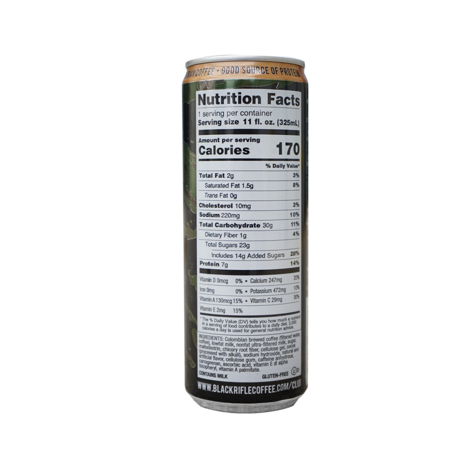 slide 2 of 2, Black Rifle Coffee Company Espresso With Cream 200Mg Caffeine Single Can - 11 oz, 11 oz