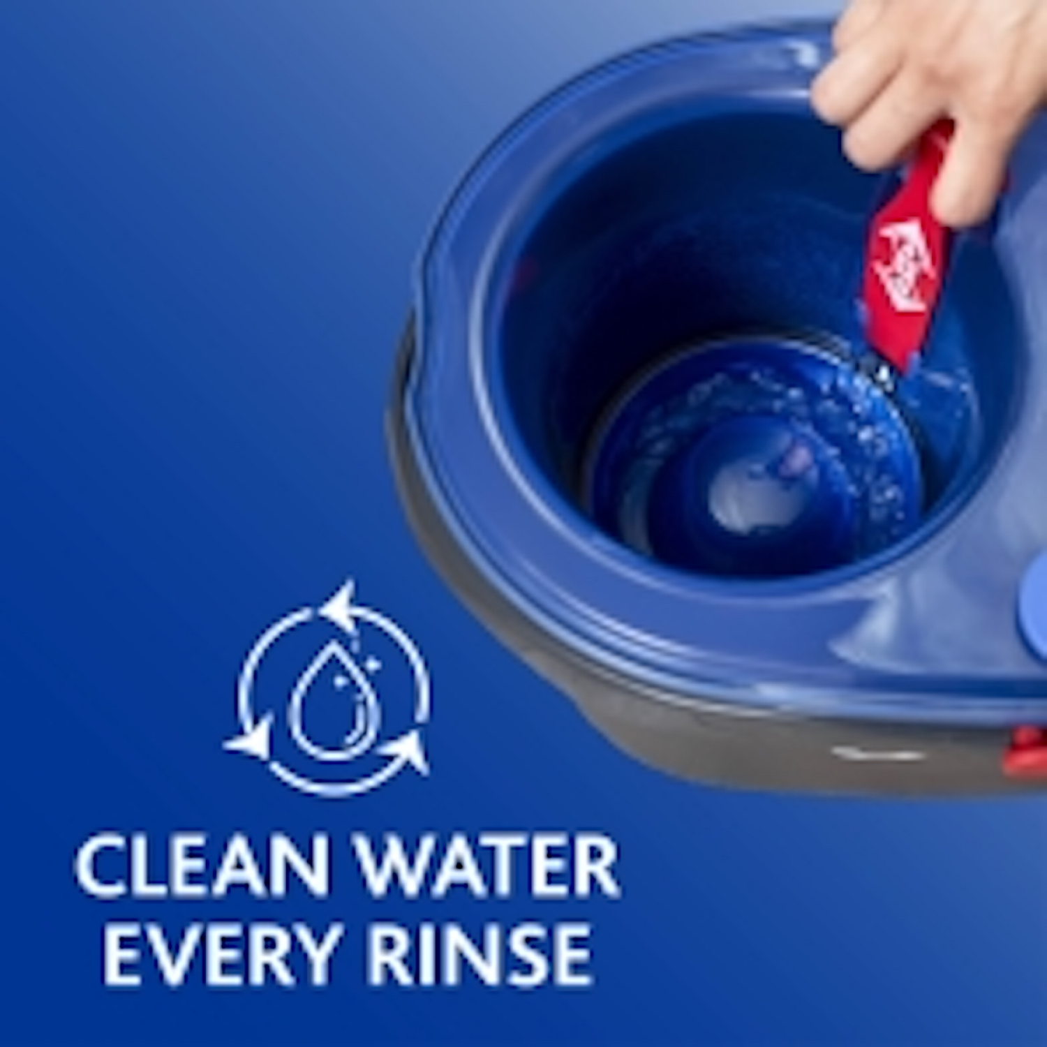 slide 5 of 8, O-Cedar Easywring Rinse Clean Microfiber Spin Mop System 1 ea, 1 ct