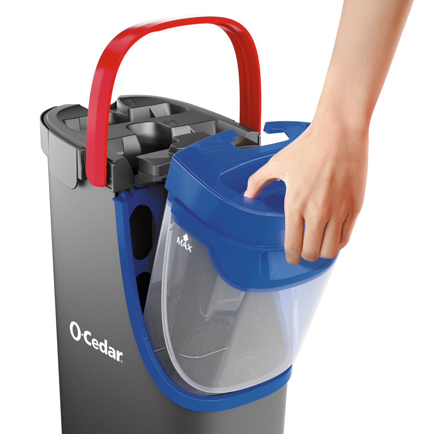 slide 4 of 5, O-Cedar O-Cedar H2prO Flat Mop System, 1 ct