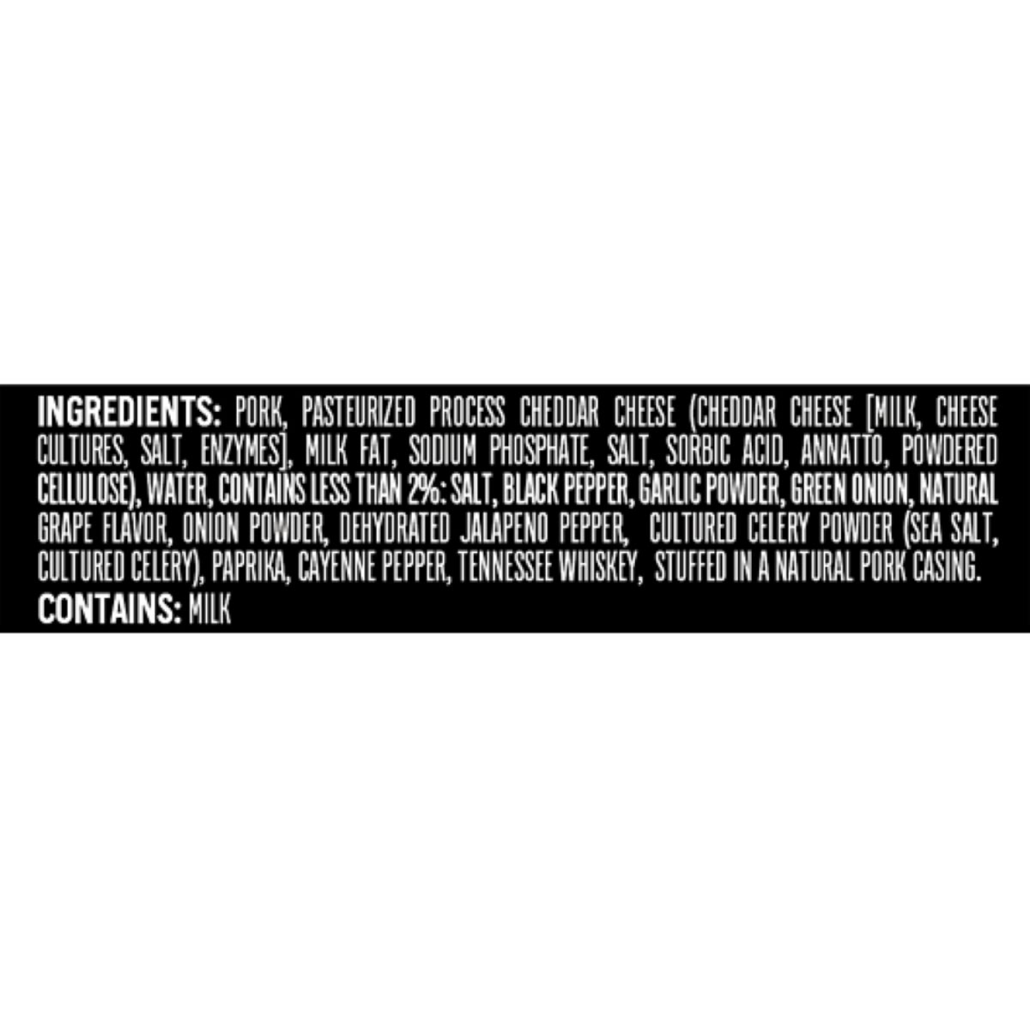 slide 3 of 3, Jack Daniel's Cheddar Jalapeno Pork Sausage Links, 12 oz