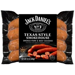 Jack Daniel's® Texas Style Smokehouse Smoked Pork & Beef Sausage Links