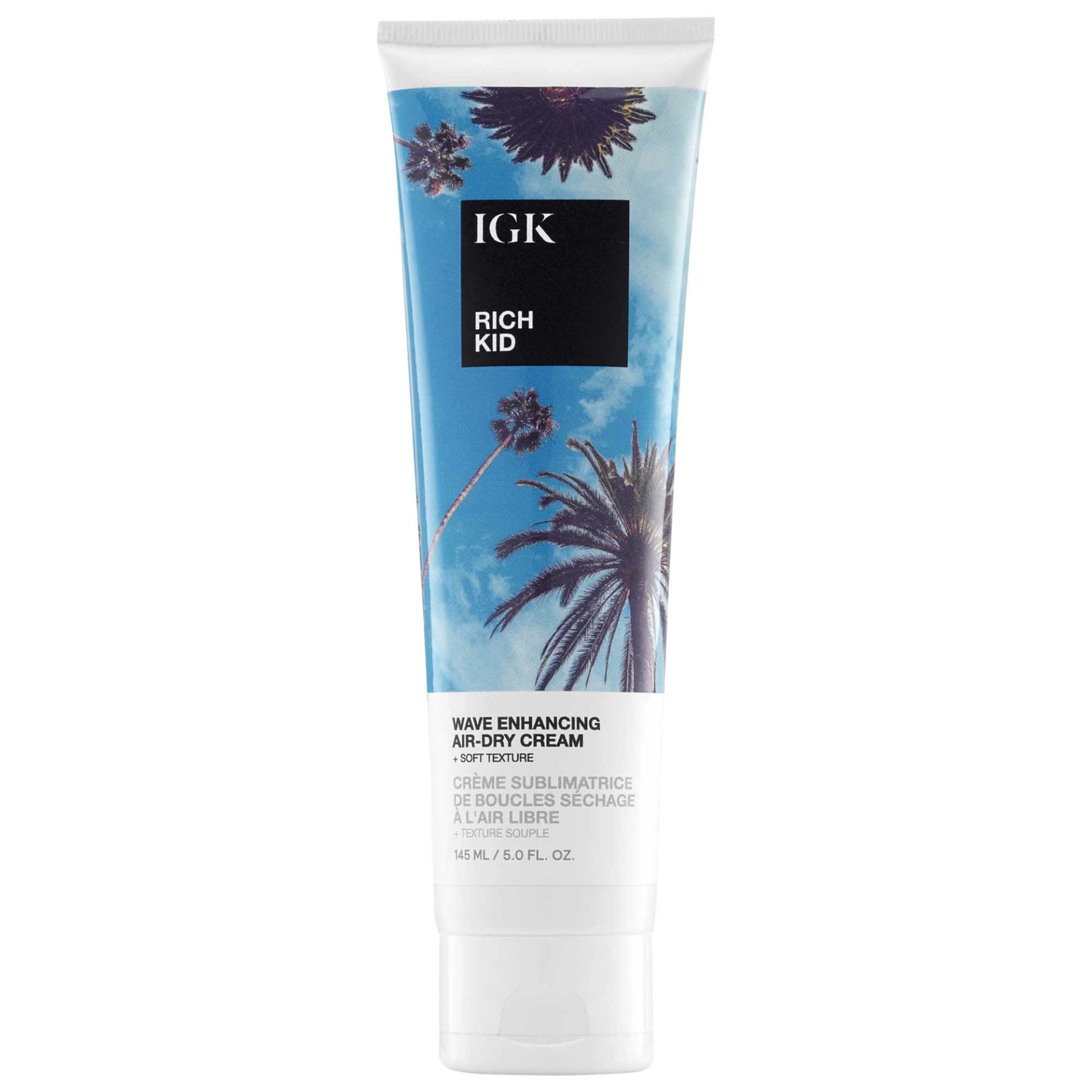 slide 1 of 1, IGK RICH KID Coconut Oil Air-Dry Styling Cream 5 oz/ 148 mL,