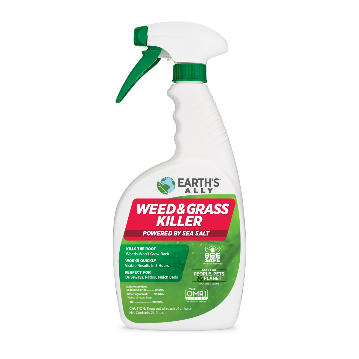 slide 1 of 2, Earth's Ally Weed and Grass Killer 24-oz Organic Natural Trigger Spray Weed and Grass Killer, 24 oz