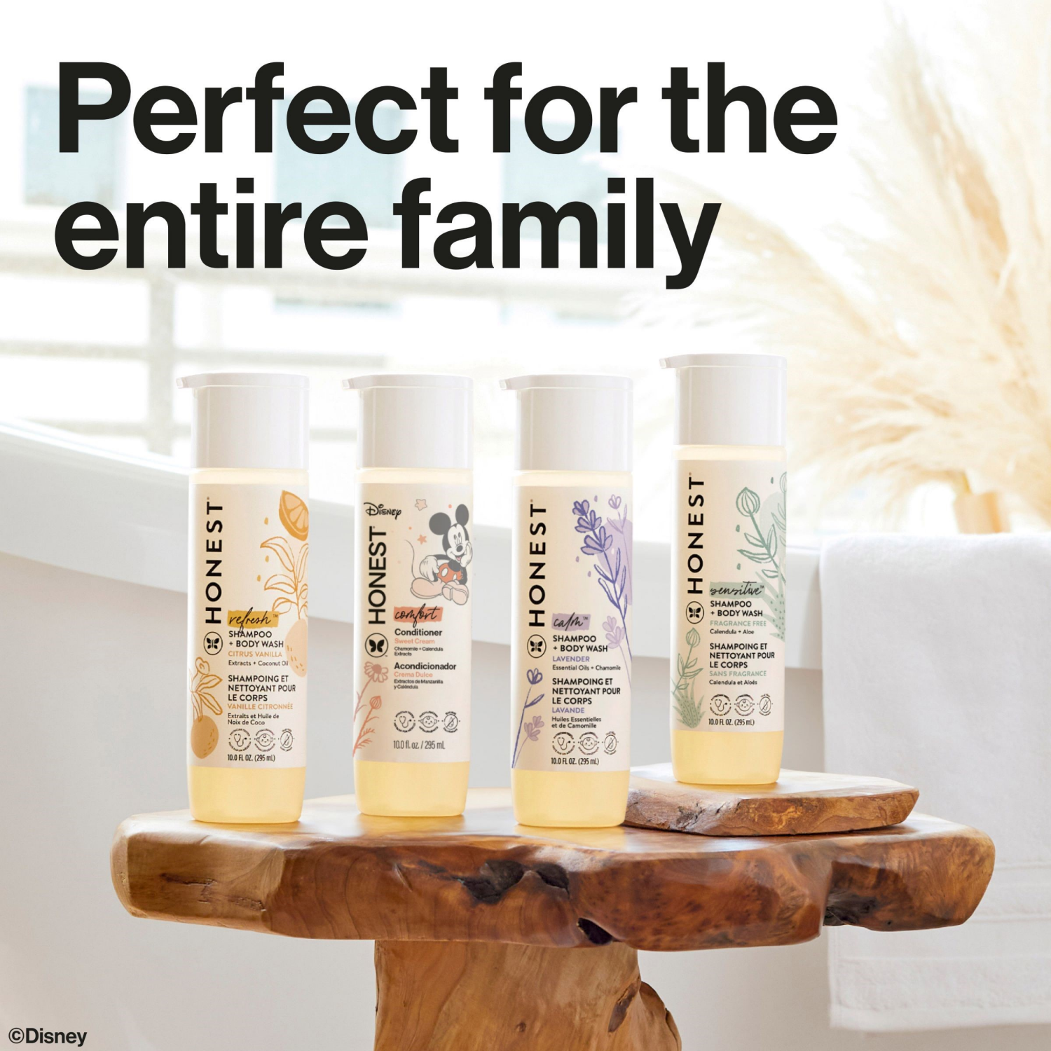 slide 8 of 8, Honest Comfort Disney Sweet Cream Shampoo + Body Wash 10.0 fl oz, 10 fl oz