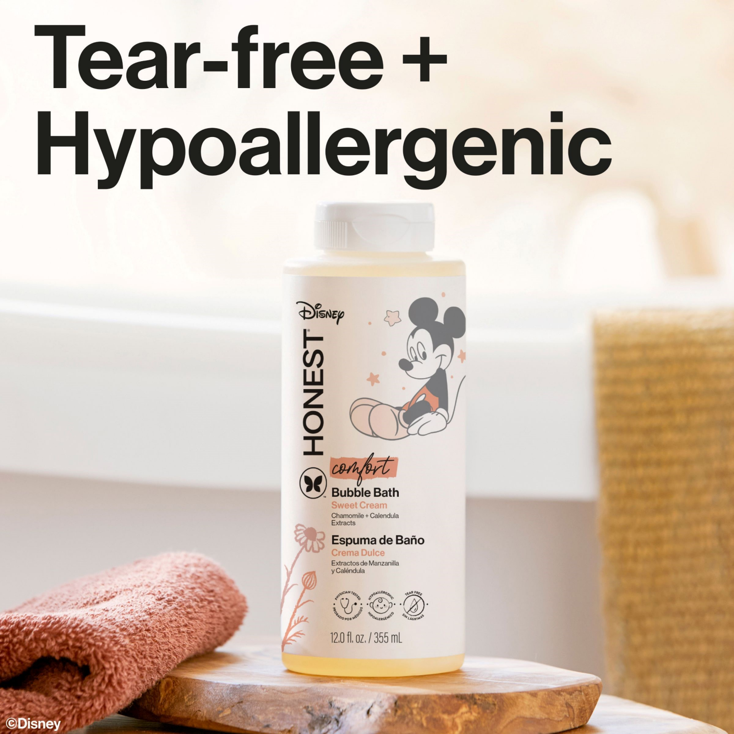 slide 5 of 8, Honest Co Bubble Bath Sweet Cream Comfort - 12 Fz, 12 fl oz