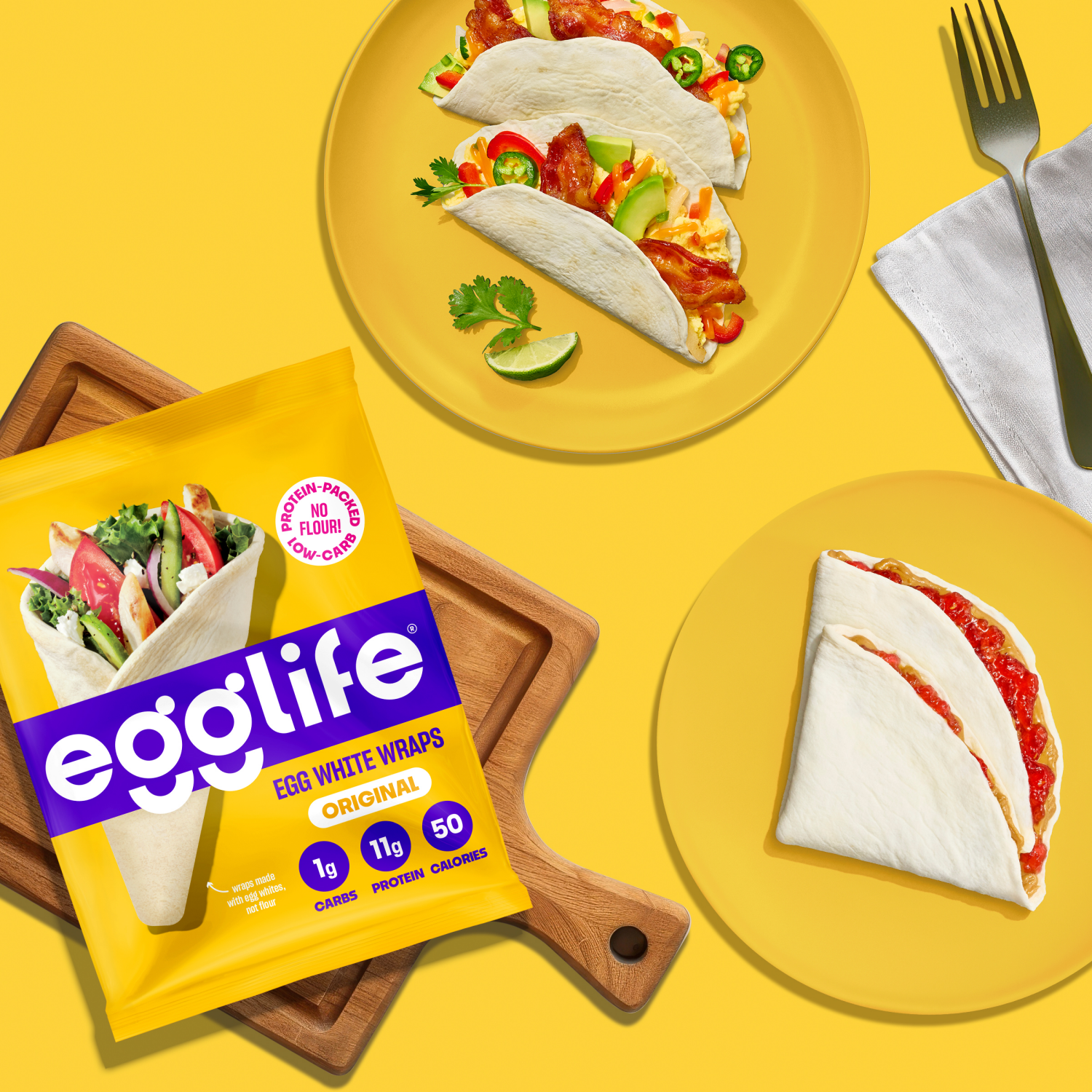 slide 7 of 8, egglife Original Egg White Wraps 6 Each, 6 ct