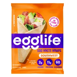 egglife Southwest Egg White Wraps 6 Each