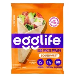 egglife Southwest Egg White Wraps 6 Each