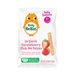 Little Bellies Baby Bellies Organic Strawberry Pick-Me Sticks, 0.56 oz