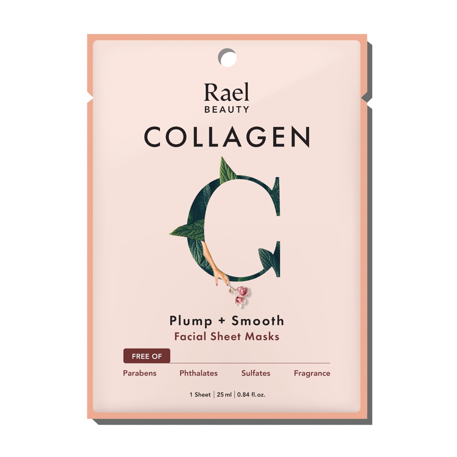 slide 1 of 1, Rael Beauty Plumping Collagen Facial Sheet Mask, 1 Ct, 1 ct