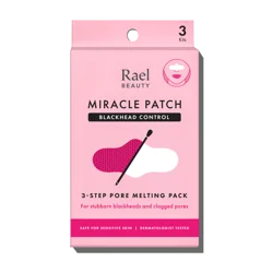 Rael Beauty 3-Step Pore Melting Pack Miracle Patch Blackhead Control 3 Kits