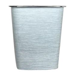 Kolorae Brushed Stainless Steel Plastic Waste Can