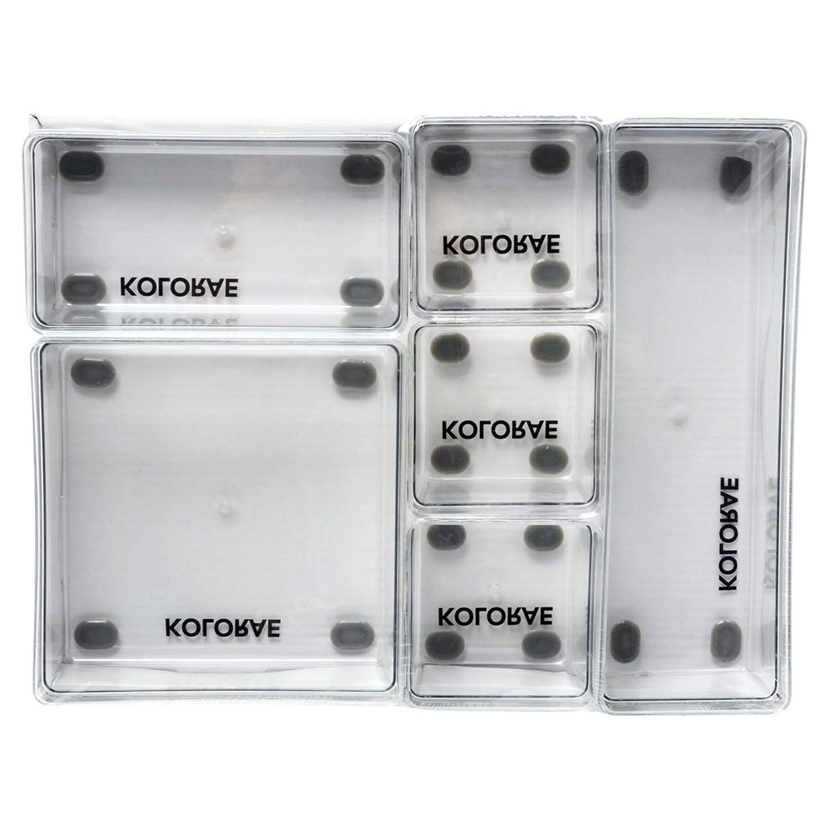 slide 2 of 2, Kolorae 6 Divider Organizer Set, No Slip Feet, 1 ct