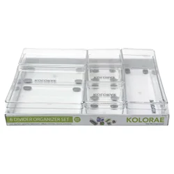 Kolorae 6 Divider Organizer Set, No Slip Feet