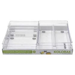 Kolorae 3 Divider Organizer Set, No Slip Feet