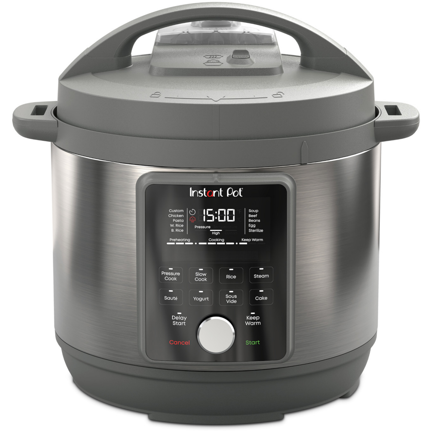 slide 1 of 1, Instant Pot Duo Plus 9-in-1 Slow Cooker/Pressure Cooker/Rice Cooker, 6 qt