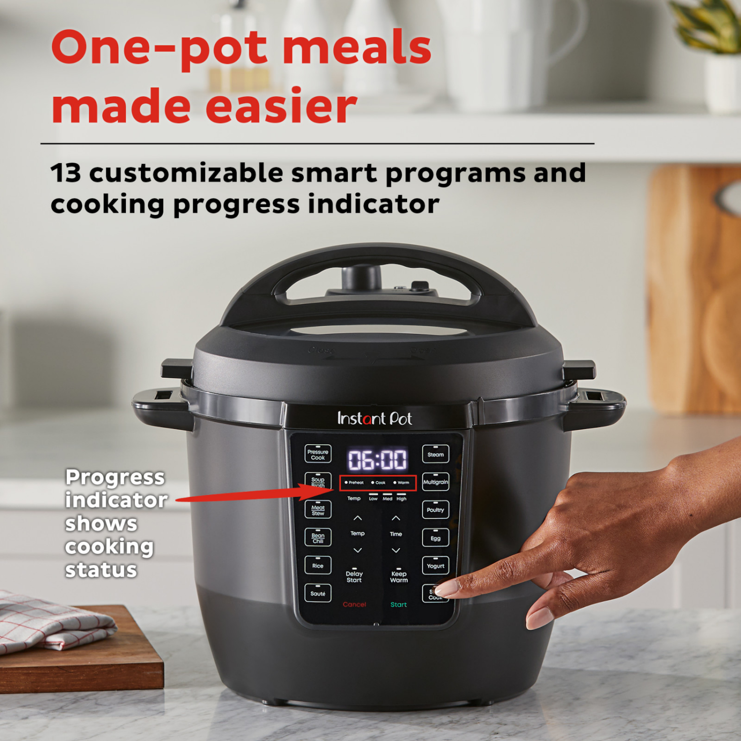 slide 4 of 4, Instant Pot Rio 6-Quart Multicooker, 6 qt