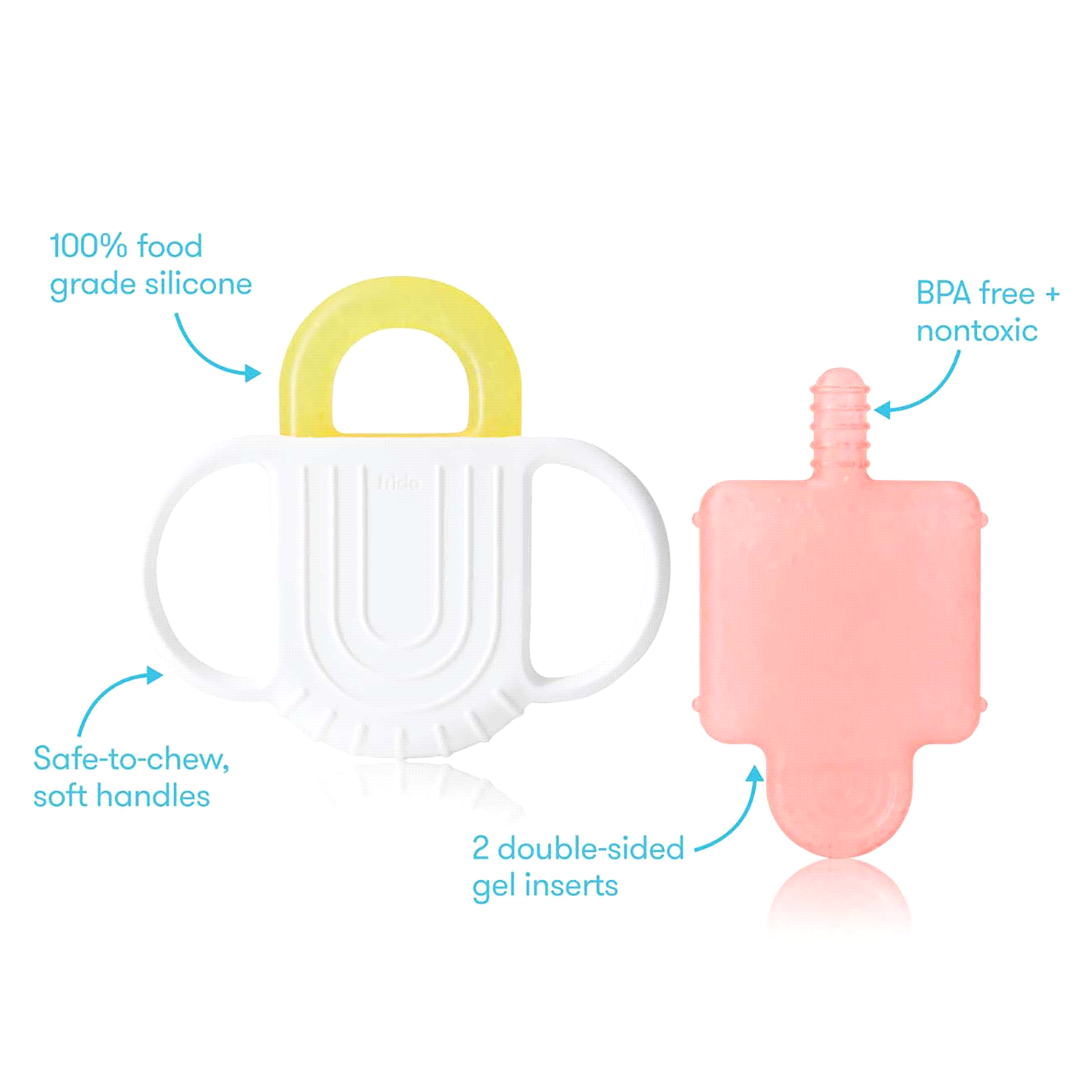 slide 2 of 4, Fridababy 4-In-1 Teether, 1 ct