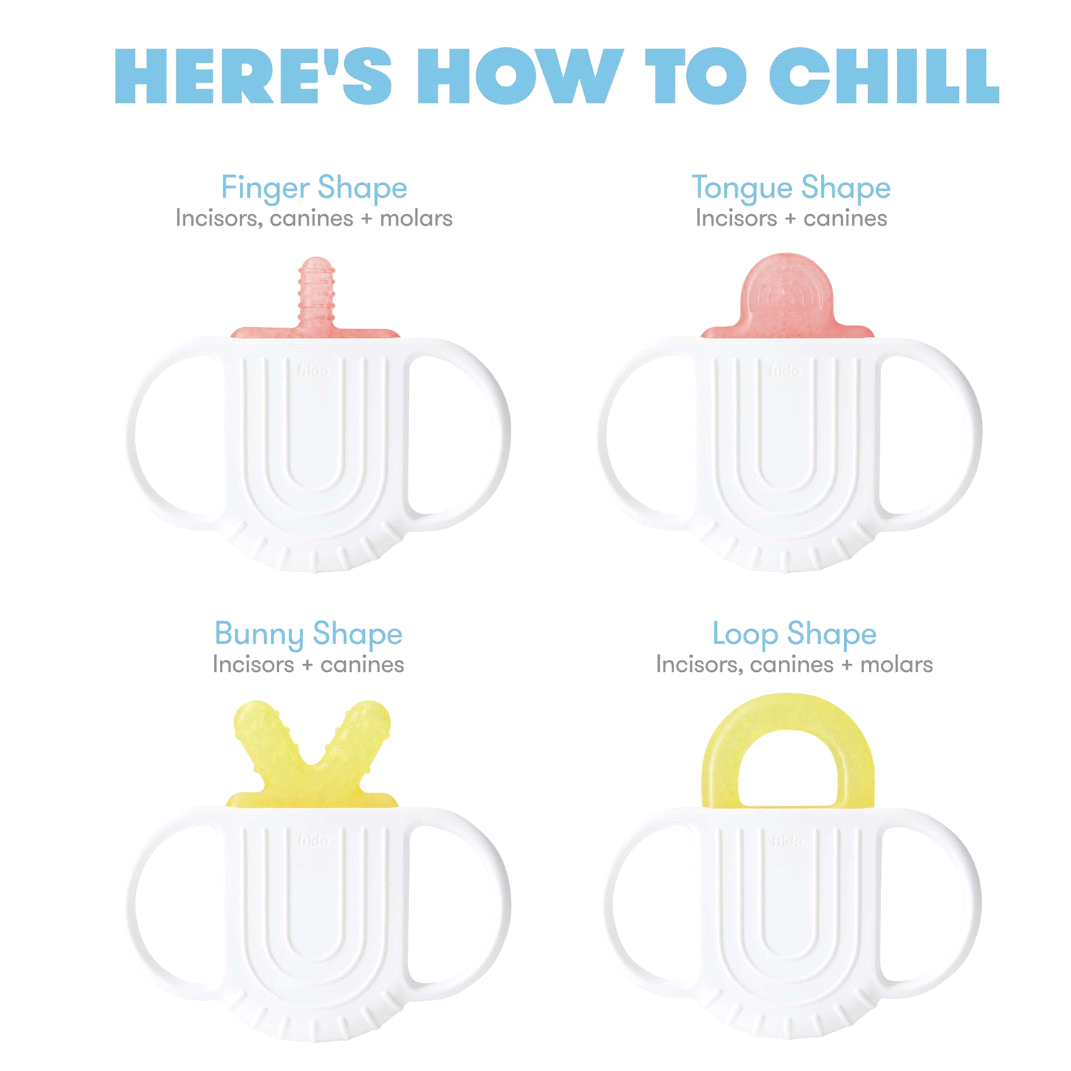 slide 4 of 4, Fridababy 4-In-1 Teether, 1 ct