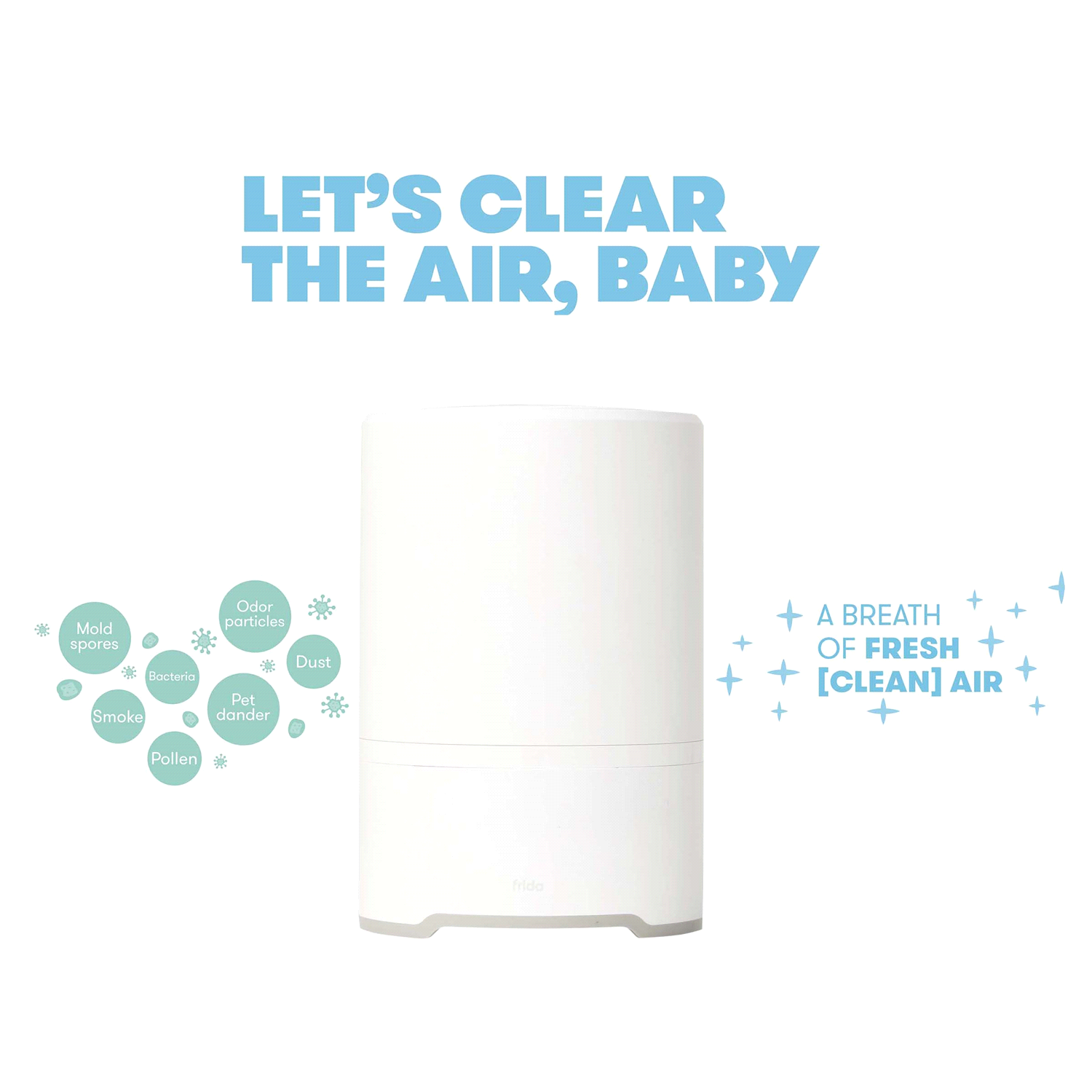 slide 4 of 5, Fridababy 3-in-1 Air Purifier 1 ea, 1 ct