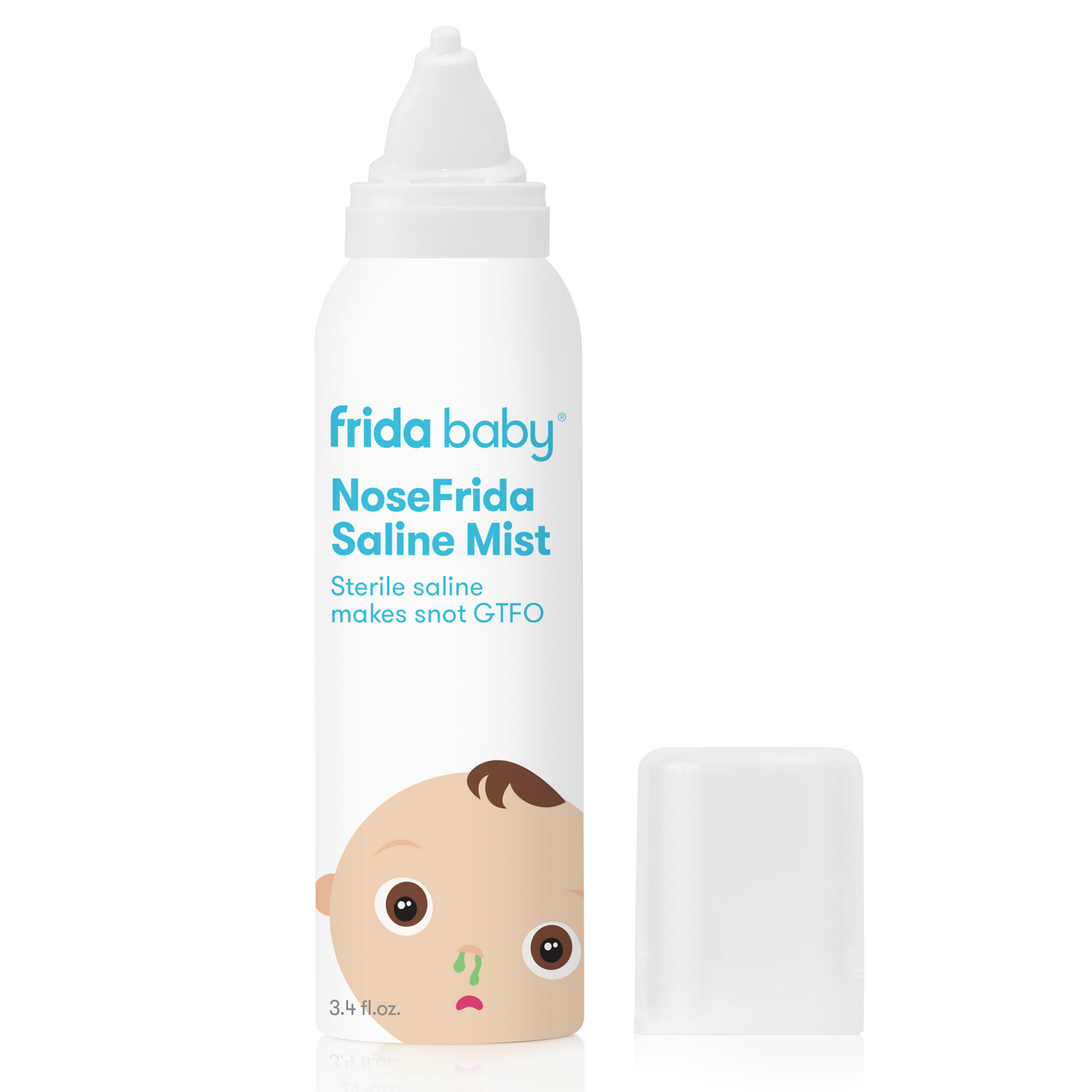 slide 1 of 3, Fridababy NoseFrida Saline Mist 3.4 fl oz, 3.4 fl oz