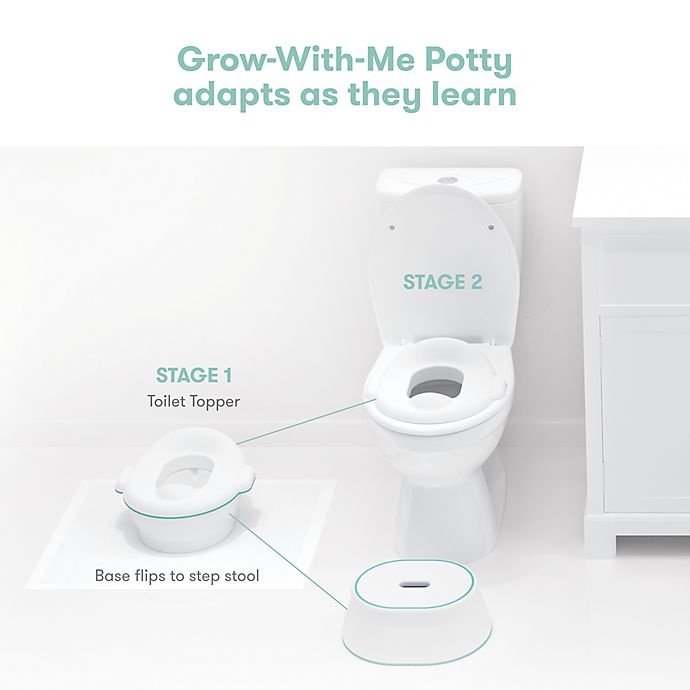slide 3 of 9, Fridababy 3-in-1 Grow-With-Me Potty Trainer - White, 1 ct